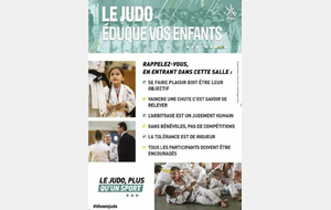 Le judo éduque vos enfants