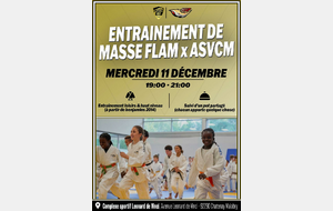Entraînement de masse avec le Flam 91 mercredi 11 décembre 2024