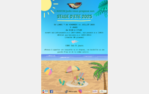 Stage des vacances d'été 2025