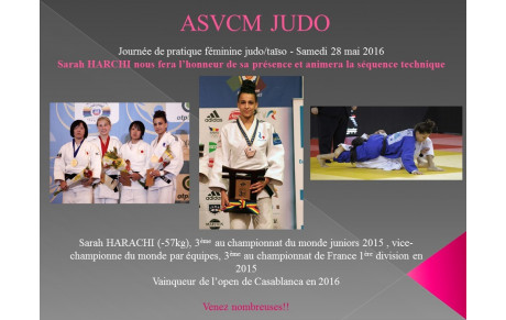 Journée de pratique féminine à l'ASVCM judo
