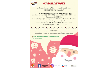 Stage de Noël