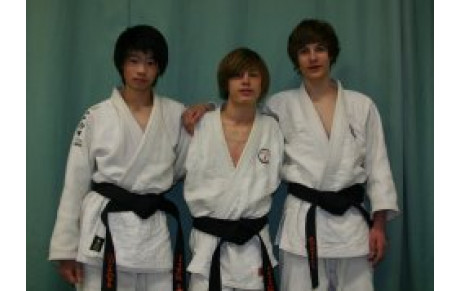 Trois nouvelles ceintures noires à l'ASVCM JUDO
